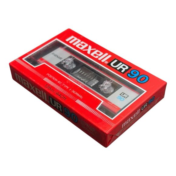 Maxell Other - NEW MAXELL UR 90 Cassette Tape Blank Position IEC Type I Normal 135m/440ft